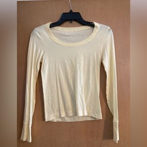 GAP Body Long Sleeved Yellow Top
